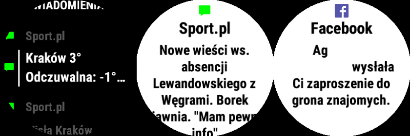 Ekran powiadomień w Garmin Forerunner 745 i 945